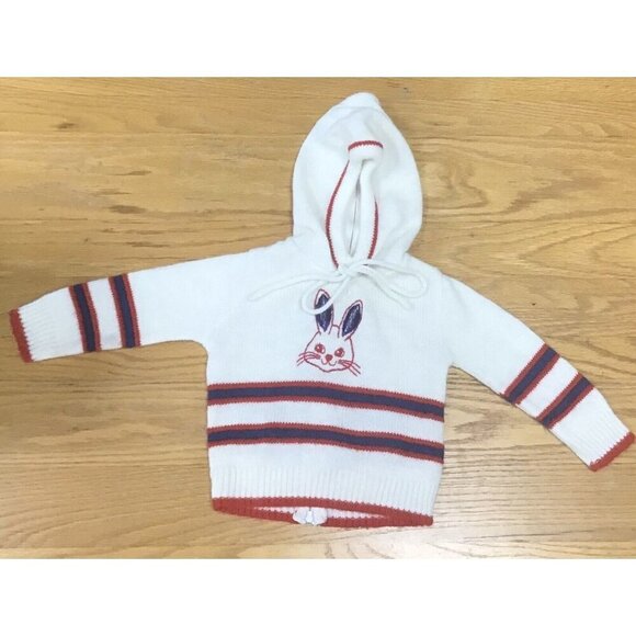 Vintage Childs Sweater with Bunny - Picture 1 of 2